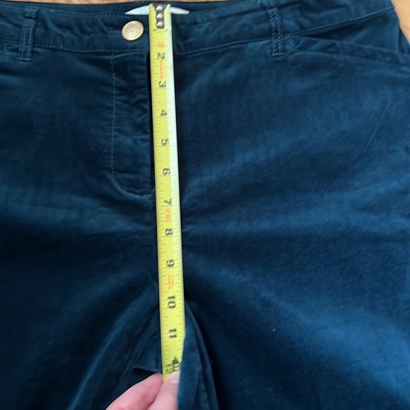 Chico’s size 1.5 (medium 10) blue velvet pants. - Picture 9 of 11